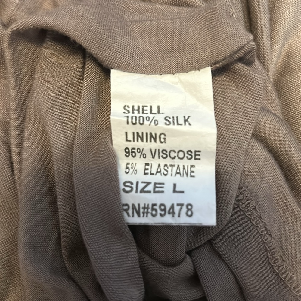 Silk lined sleeveless Top/Dress - Picture 4 of 6